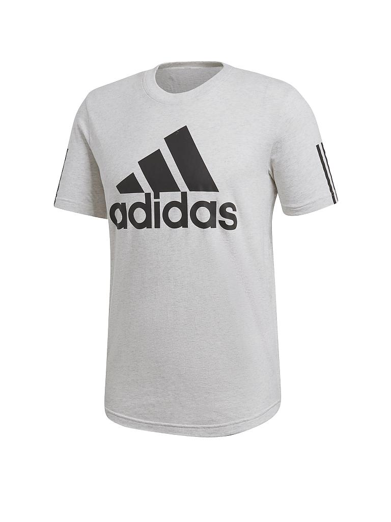 ADIDAS Herren T Shirt Sport ID Logo weiß | S adidas Herren Sport Id T Shirt